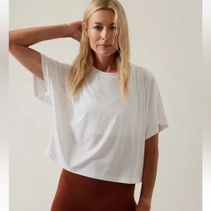Athleta Elemental Cropped Tee